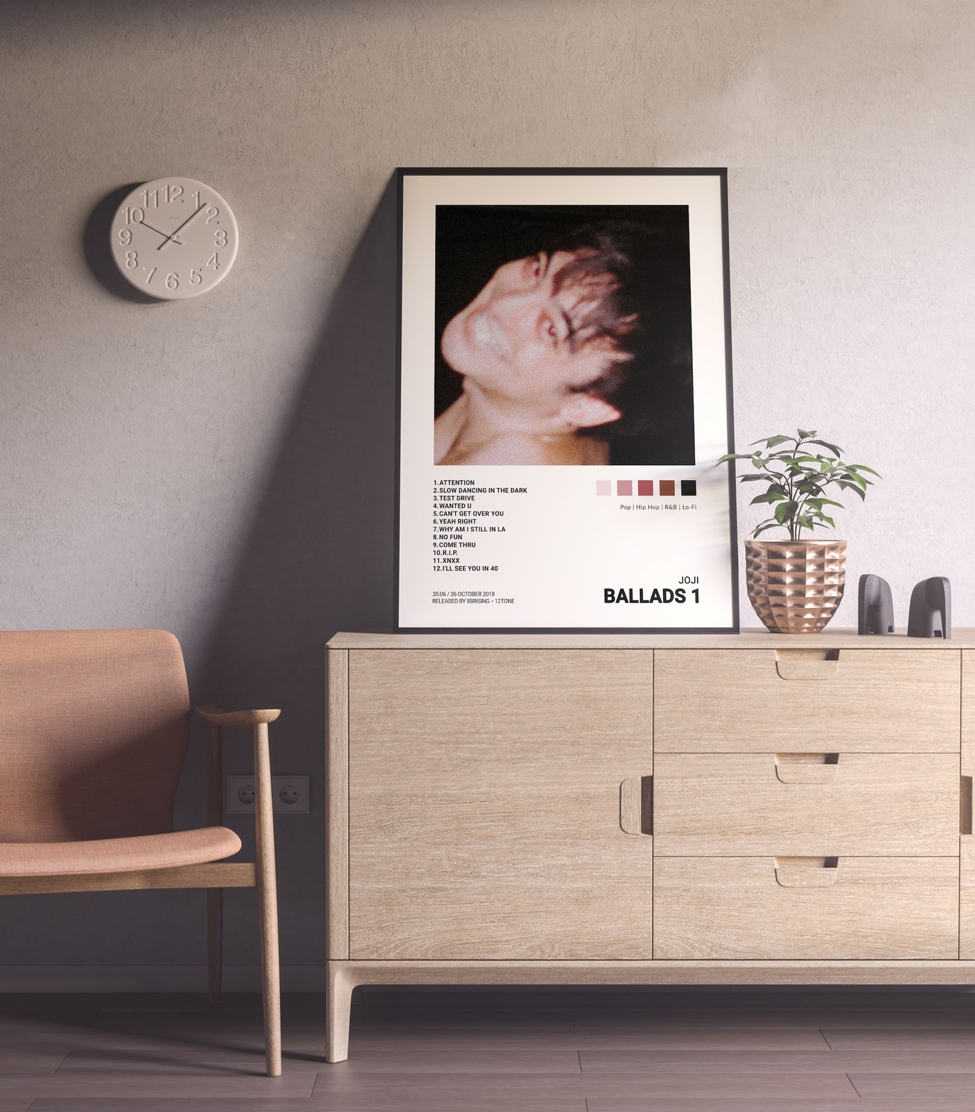 Joji - Ballads 1 Album Cover Poster | Architeg Prints | Architeg